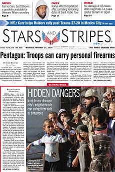 Stars and Stripes - international - November 23rd 2016