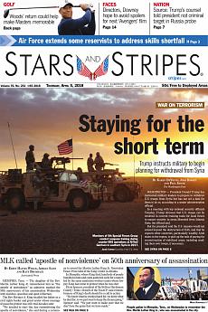 Stars and Stripes - international - April 5th 2018