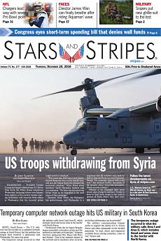 Stars and Stripes - international - December 20th 2018