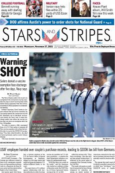 Stars and Stripes - international - November 17th 2021